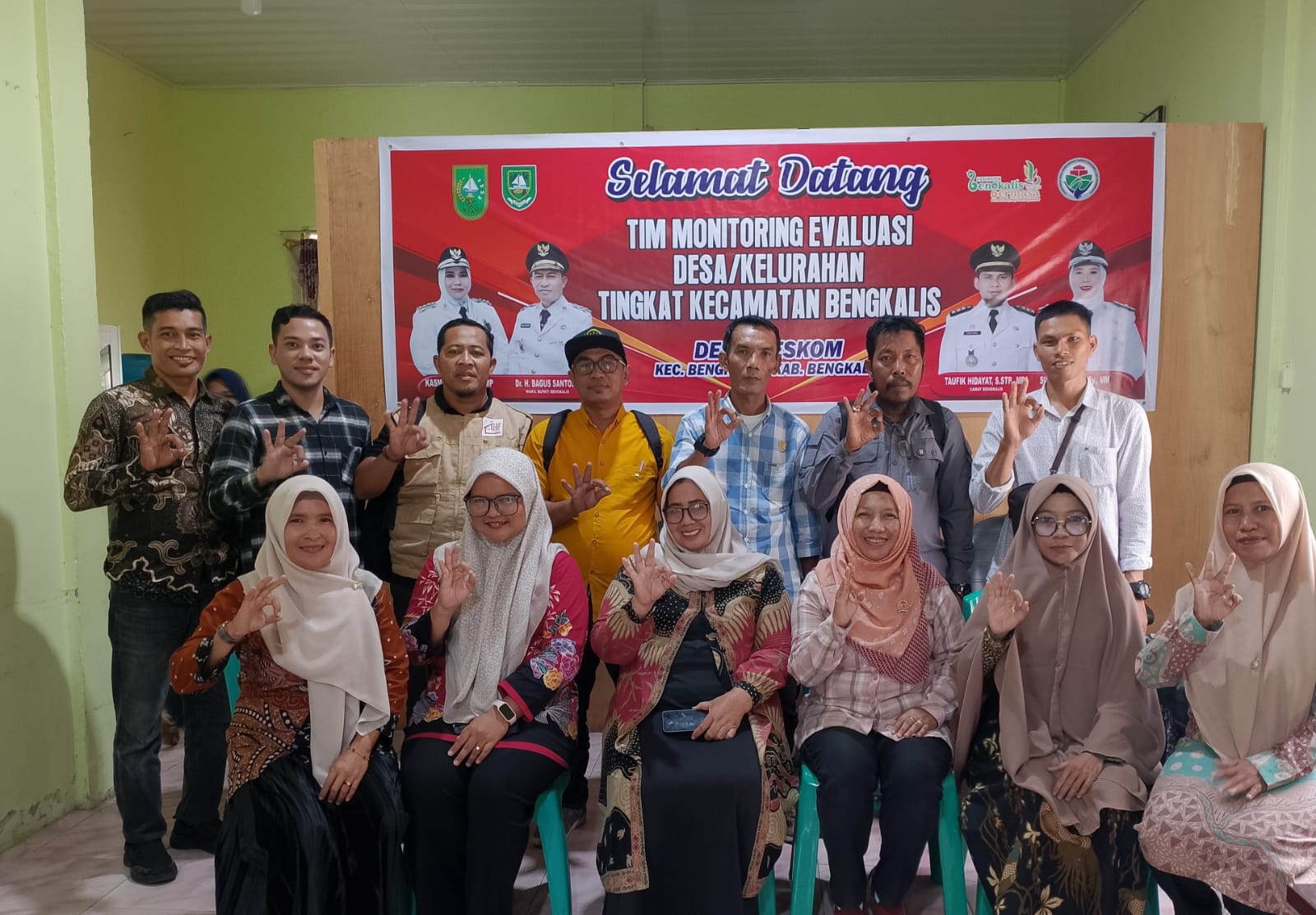 Kegiatan Monitoring dan Evaluasi Pelaksanaan Kegiatan APBDesa 2024-2025 oleh Tim Kecamatan Bengkalis